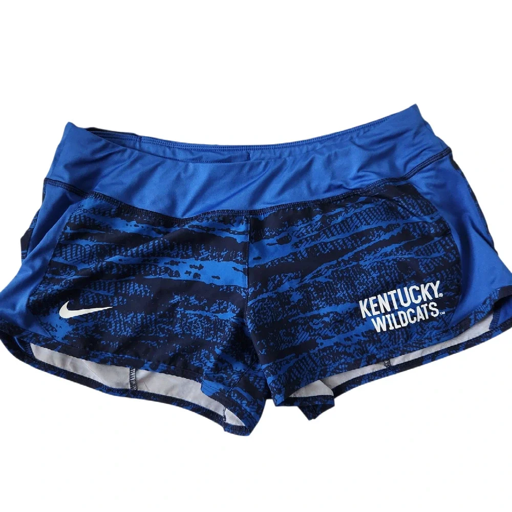 Nike University of Kentucky Shorts Women Large Blue UK Wildcats Shorts